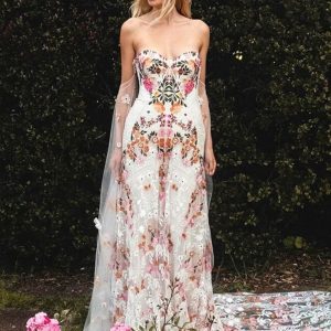 Robe De Mariée Bohème Fleurie