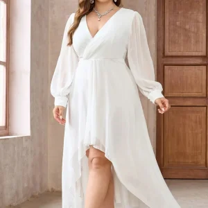 Robe De Mariée Femme Ronde Dentelle