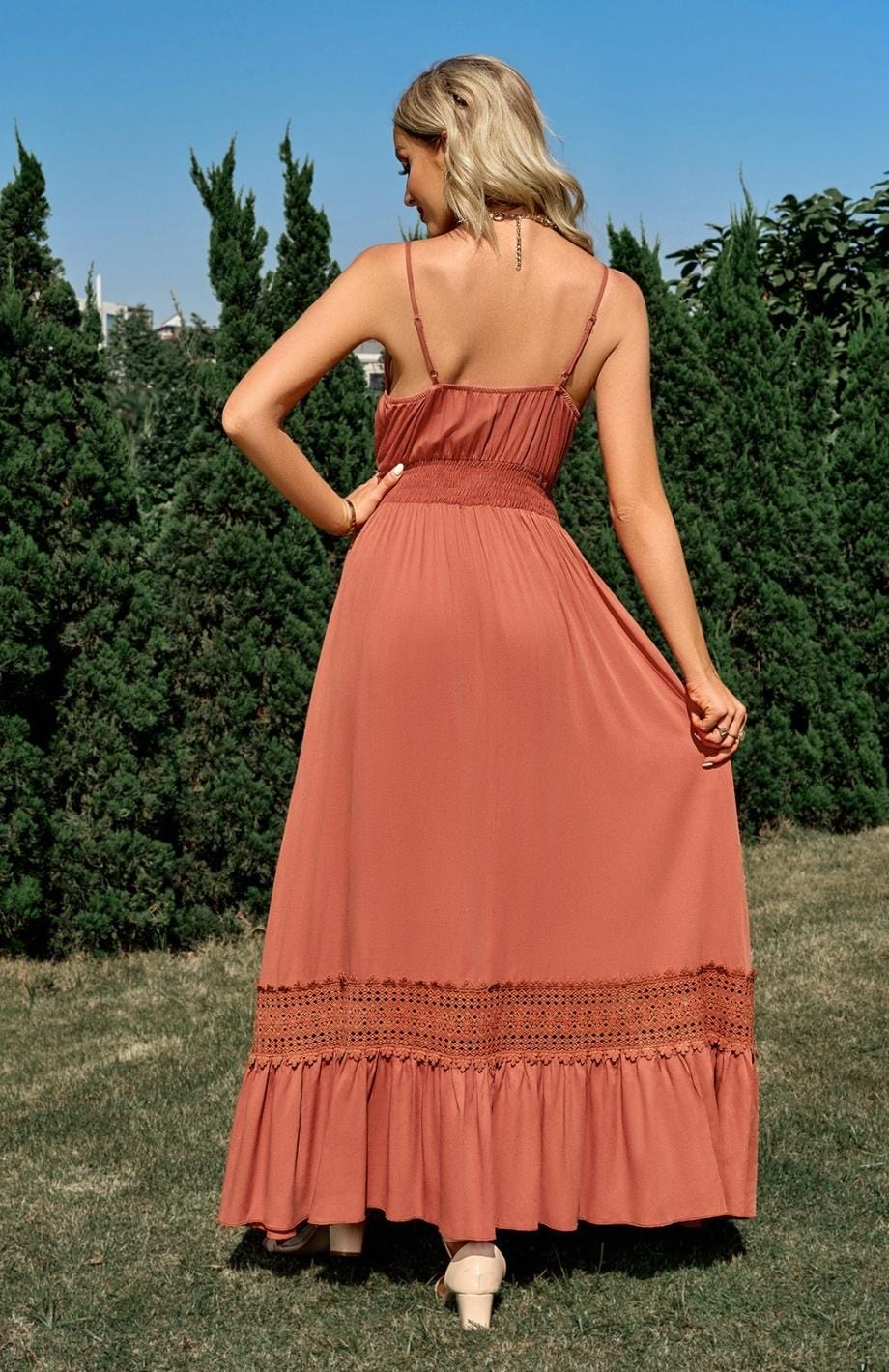 Robe Longue Champêtre Pour Mariage – Image 2