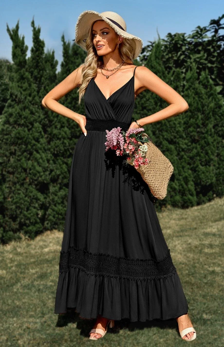 Robe Longue Champêtre Pour Mariage – Image 9